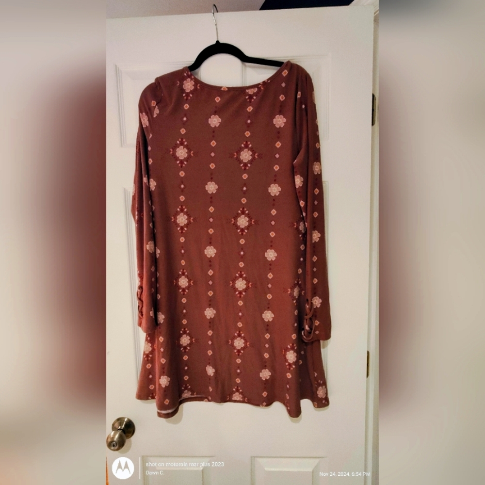 Mudd Long-Sleeve Tunic Top